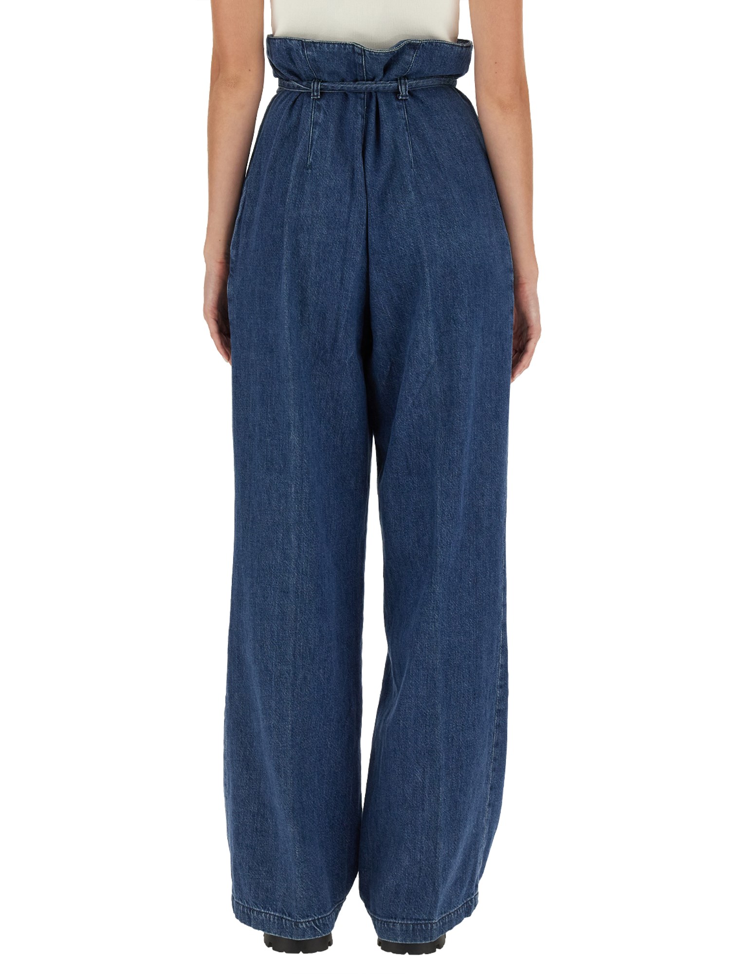 BOYISH    COTTON DENIM PALAZZO PANTS