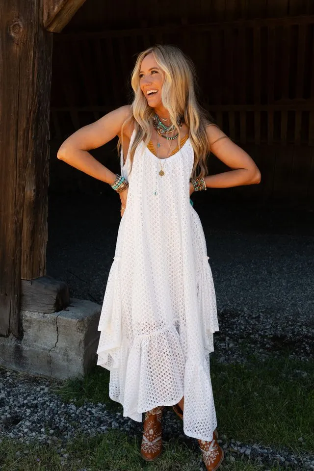 Breezy Days Maxi Dress - Off White