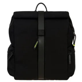 Bric's Moleskin Roll-Top Laptop Backpack