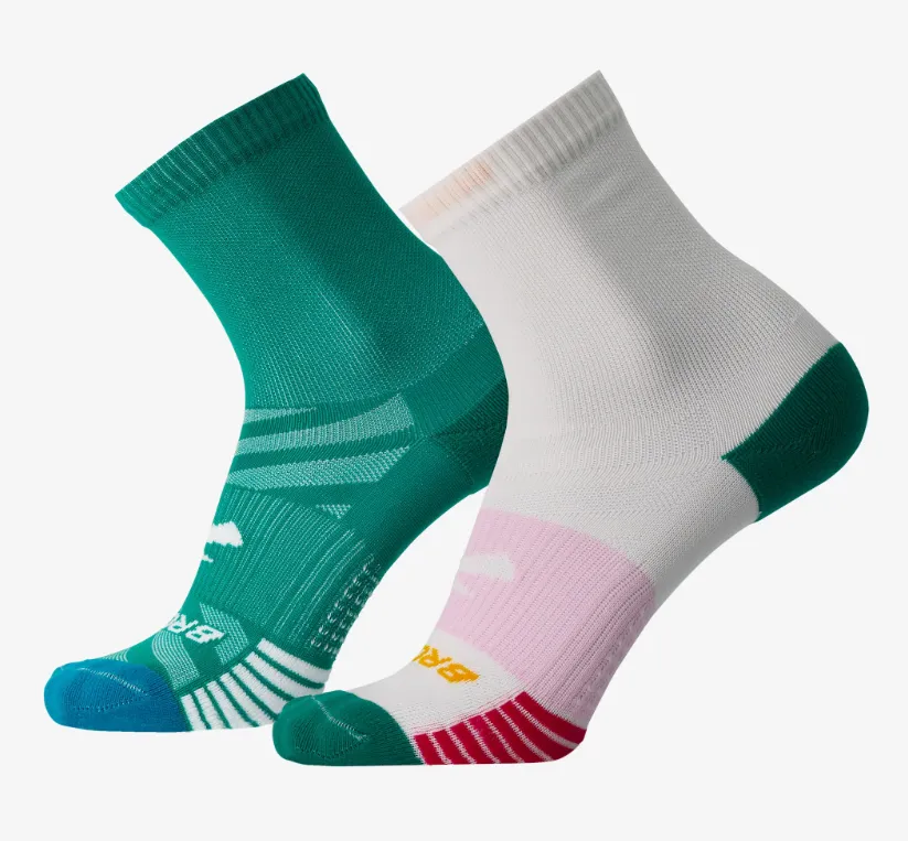 Brooks Ghost Lite Crew Sock 2-Pack