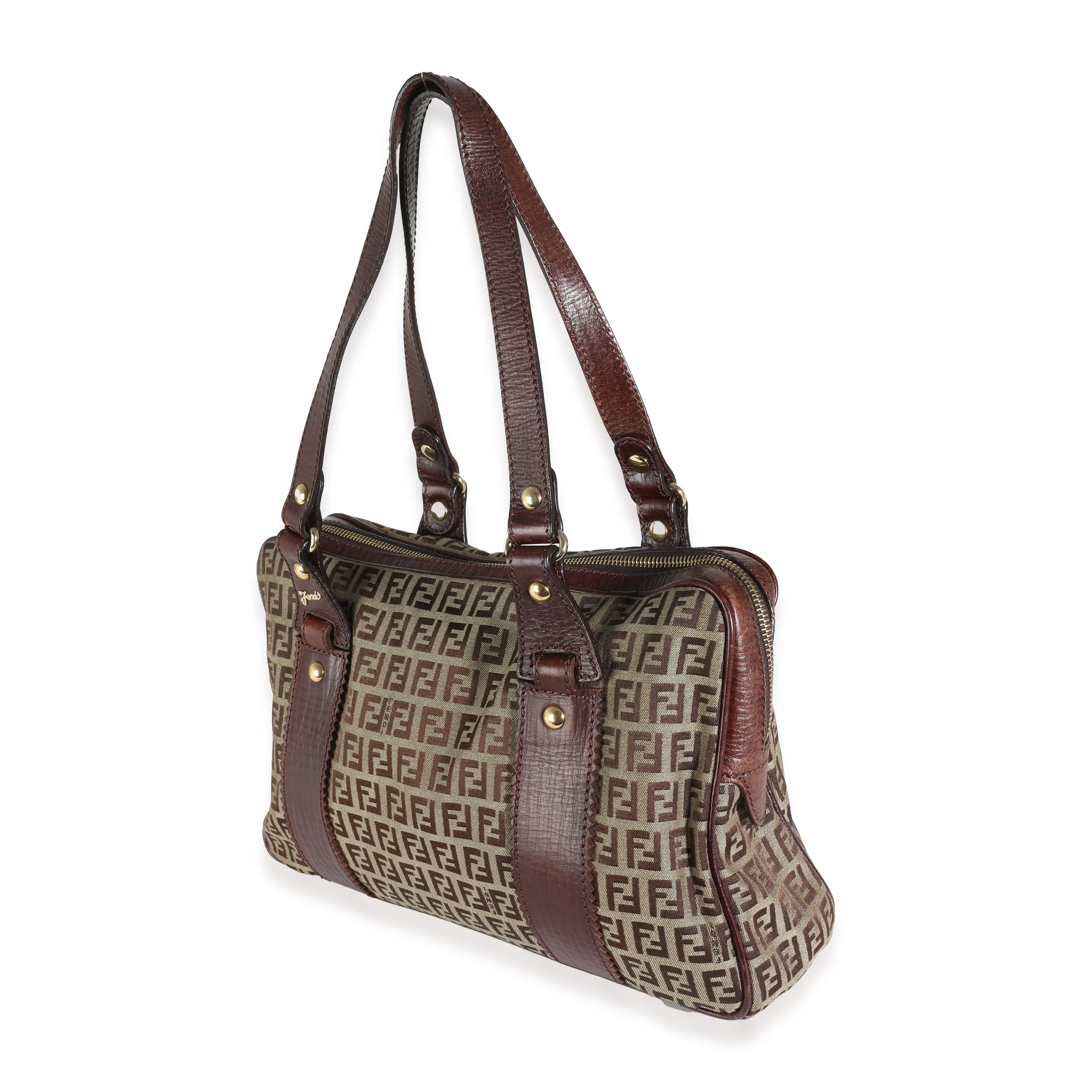 Brown Zucchino Canvas Boston Tote