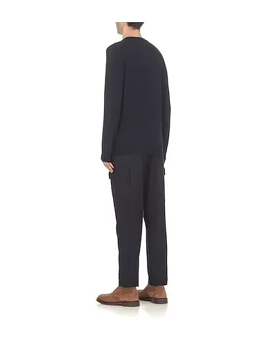 BRUNELLO CUCINELLI  |Crew Neck Wool Cashmere Long Sleeves Plain Sweaters