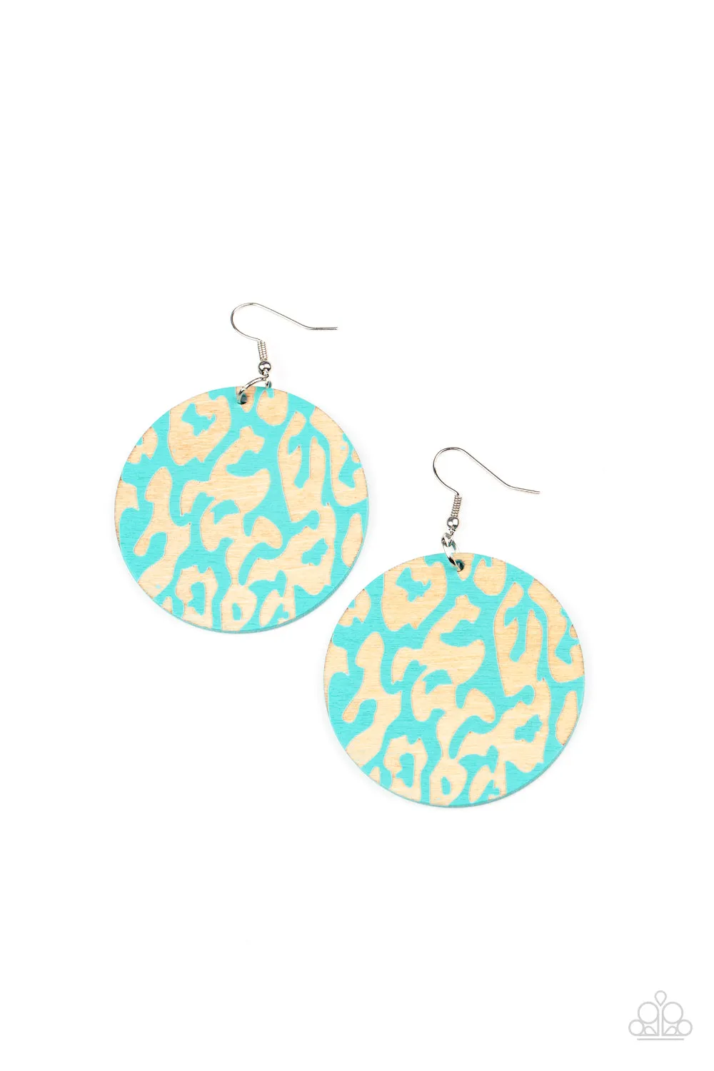 Catwalk Safari - Blue Earring