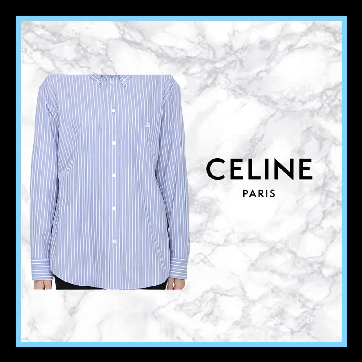 CELINE  |Casual Style Unisex Blended Fabrics Long Sleeves Cotton