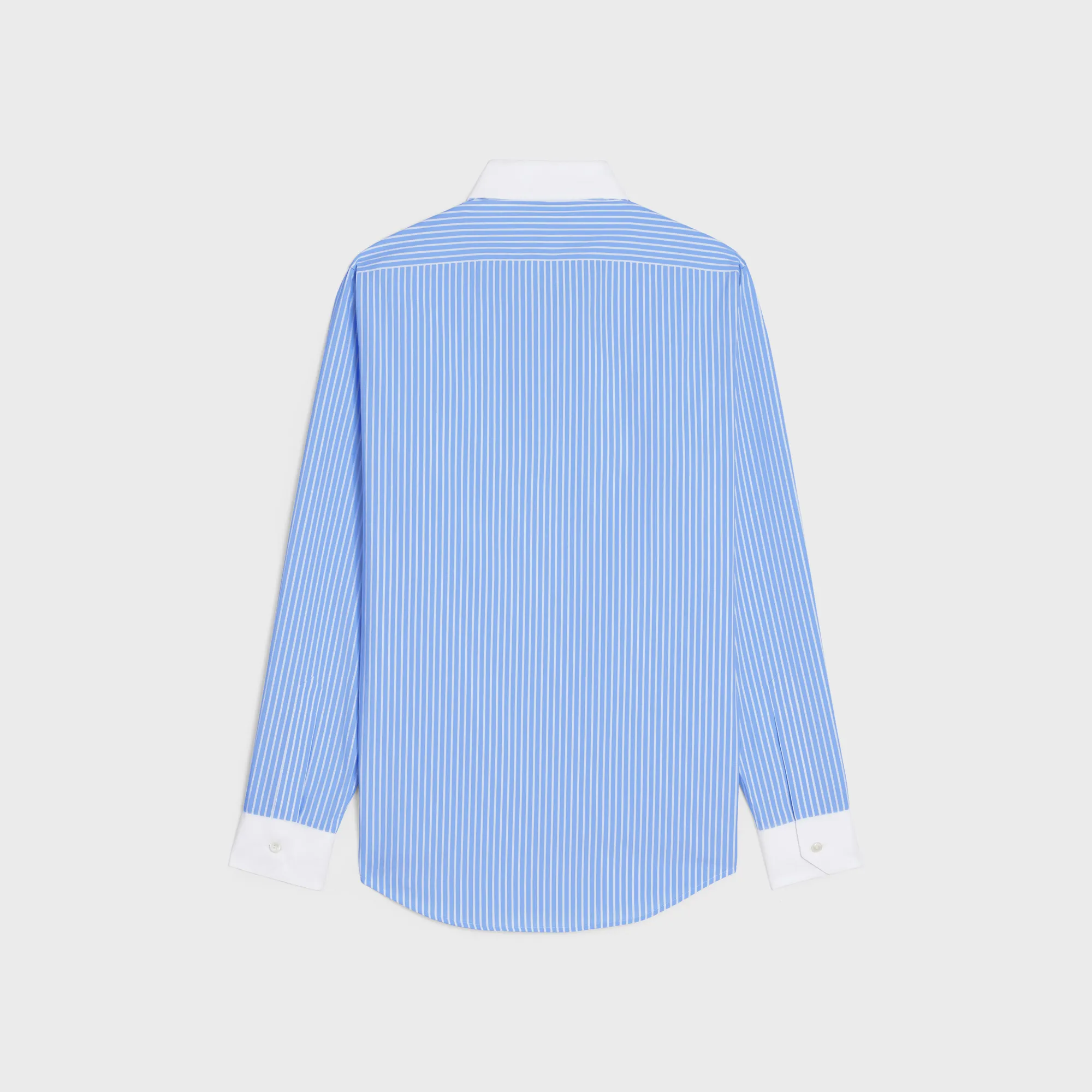 CELINE  |LOOSE SHIRT INVERTED COLLAR STRIPED COTTON  2C945719T.05CC