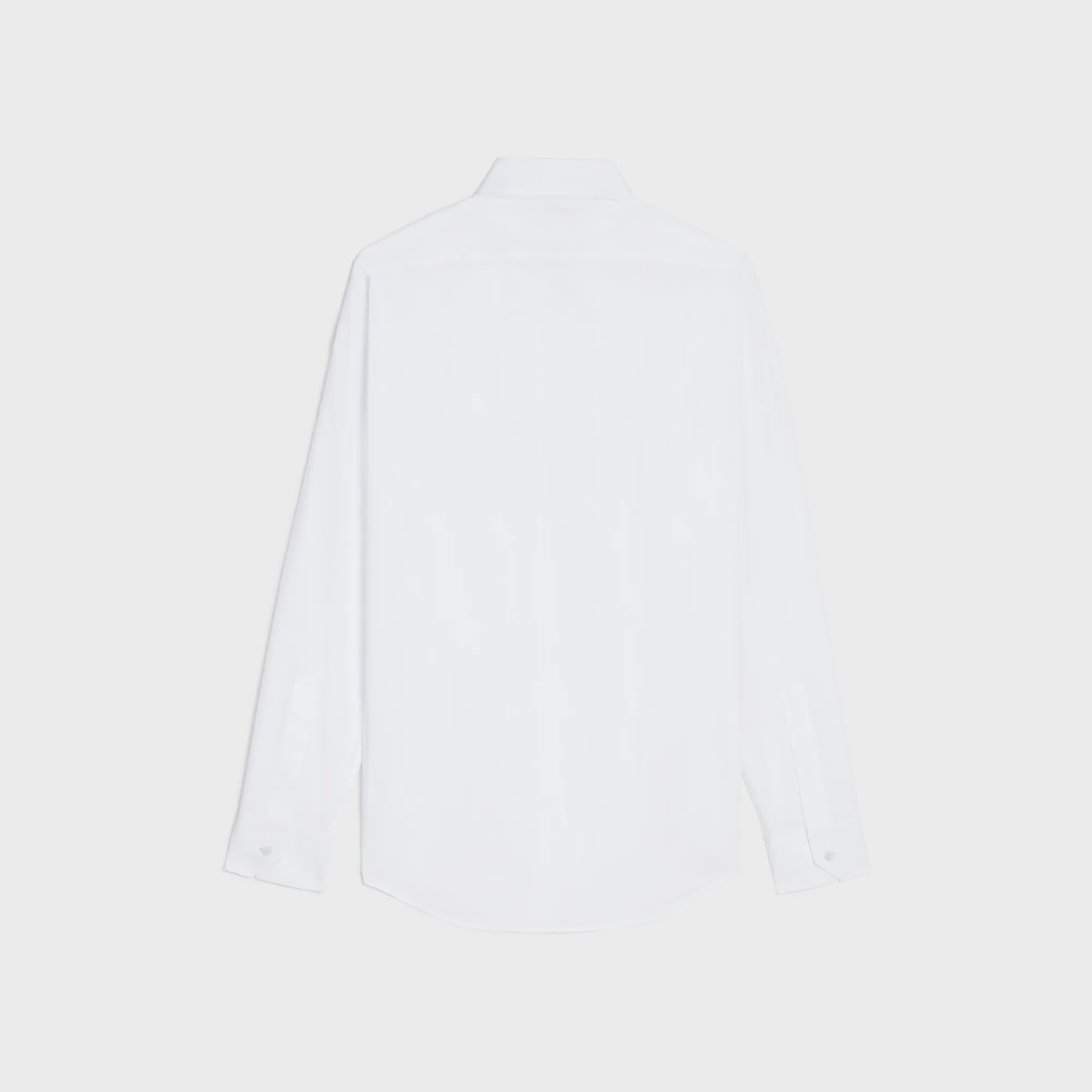 CELINE  |LOOSE SHIRT WITH INVERTED COLLAR IN COTTON POPLIN