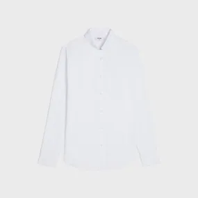 CELINE  |LOOSE SHIRT WITH INVERTED COLLAR IN COTTON POPLIN