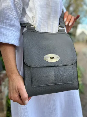 Charcoal Messenger Bag