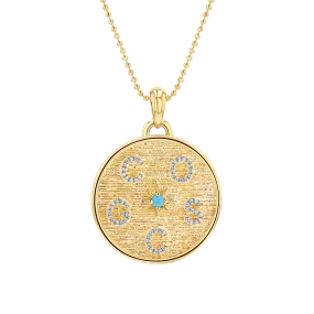 Circle of Life Diamond Multi Initial Necklace