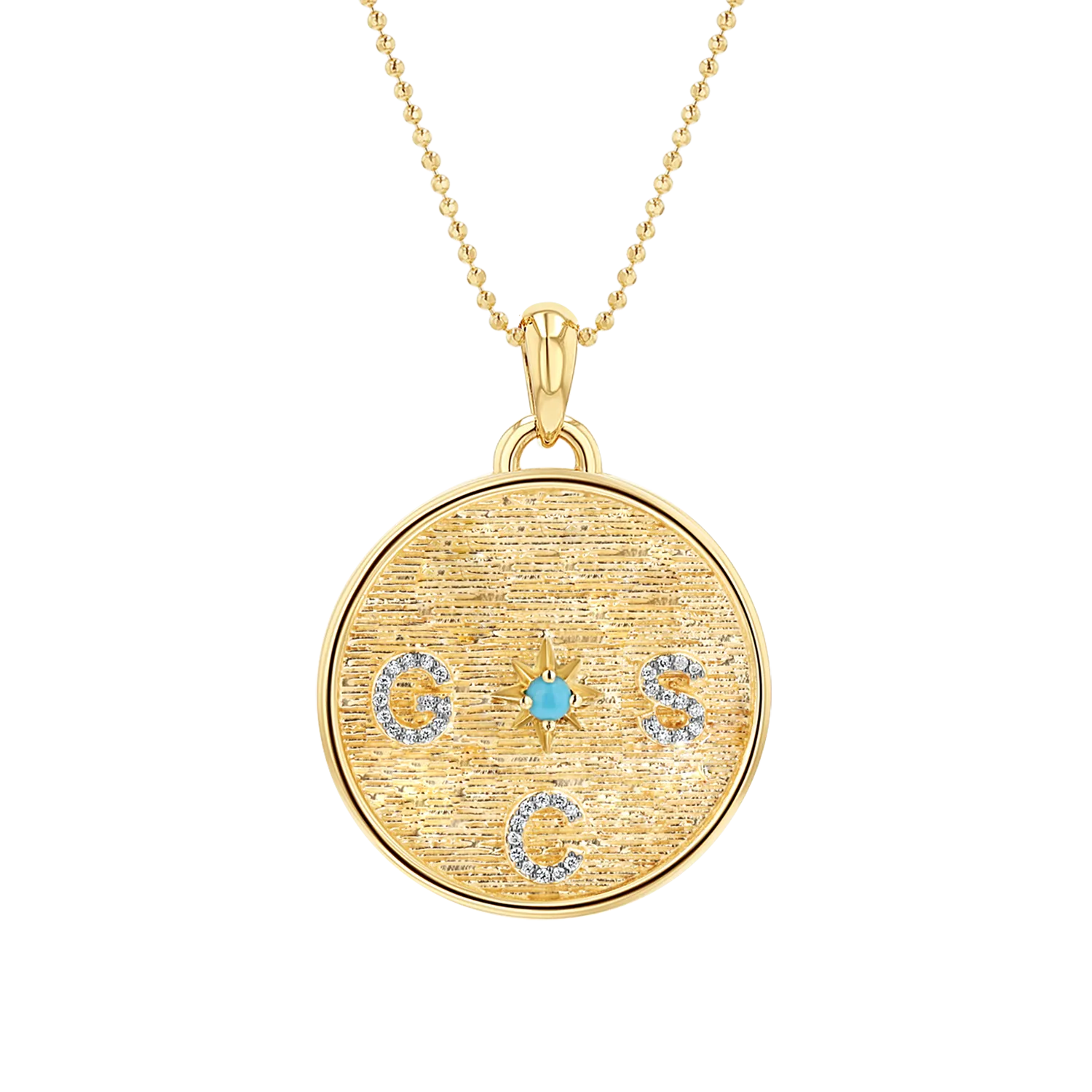 Circle of Life Diamond Multi Initial Necklace