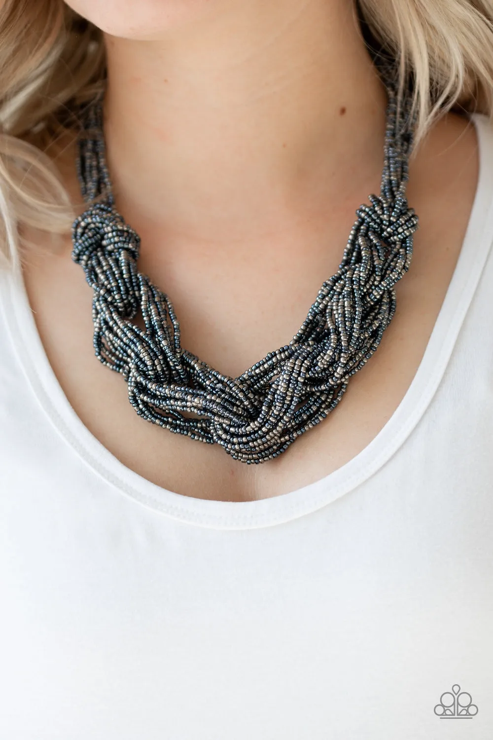 City Catwalk - Blue Necklace