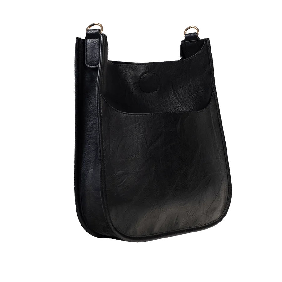 Classic Vegan Leather Messenger