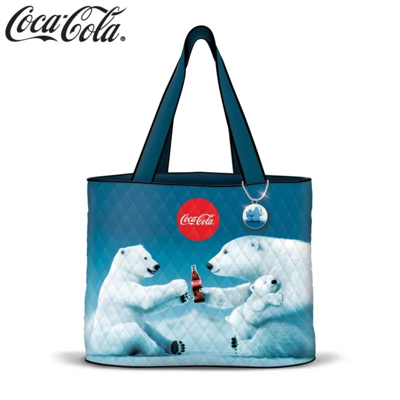 COCA-COLA® 'Share The Magic' Quilted Tote Bag