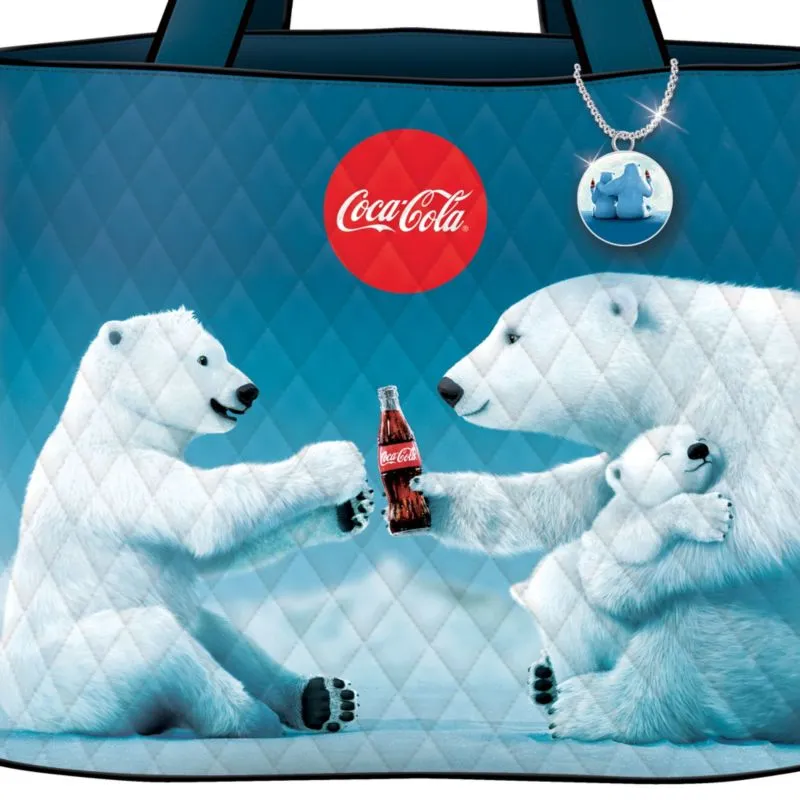 COCA-COLA® 'Share The Magic' Quilted Tote Bag