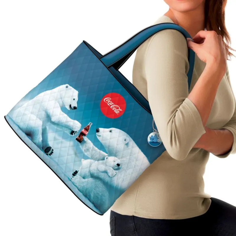 COCA-COLA® 'Share The Magic' Quilted Tote Bag