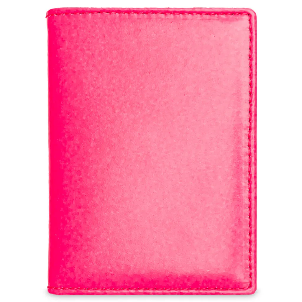 Comme des Garcons Super Fluo Wallet - Pink/Yellow