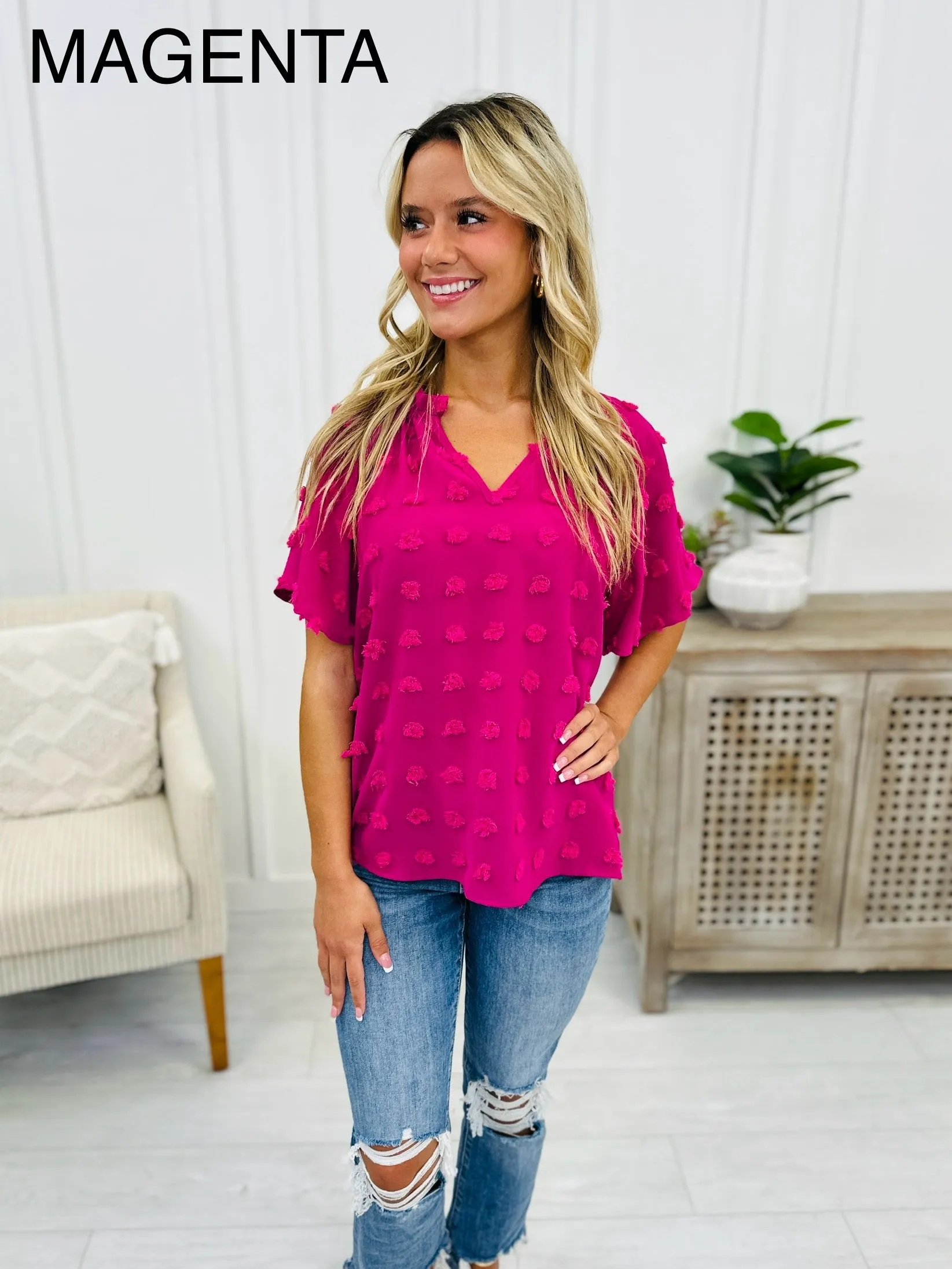 Connecting The Dots Top- Multiple Colors!