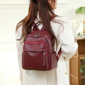 Cool OCB123 Women's Soft Leather Backpack: Shoulder Bags