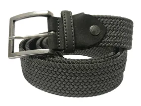 Cotton Stretch Belt Solid Gray