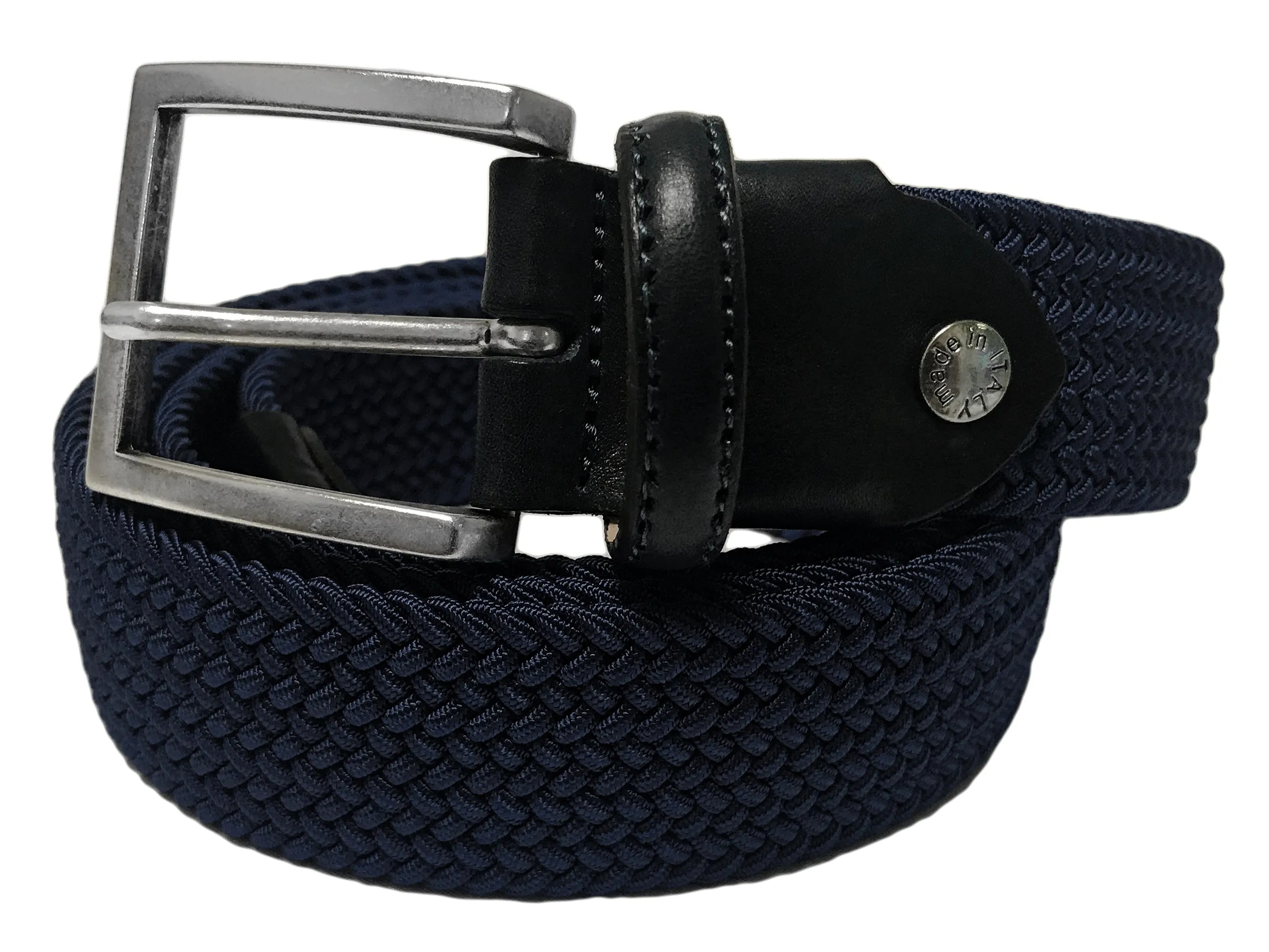 Cotton Stretch Belt Solid Midnight Navy