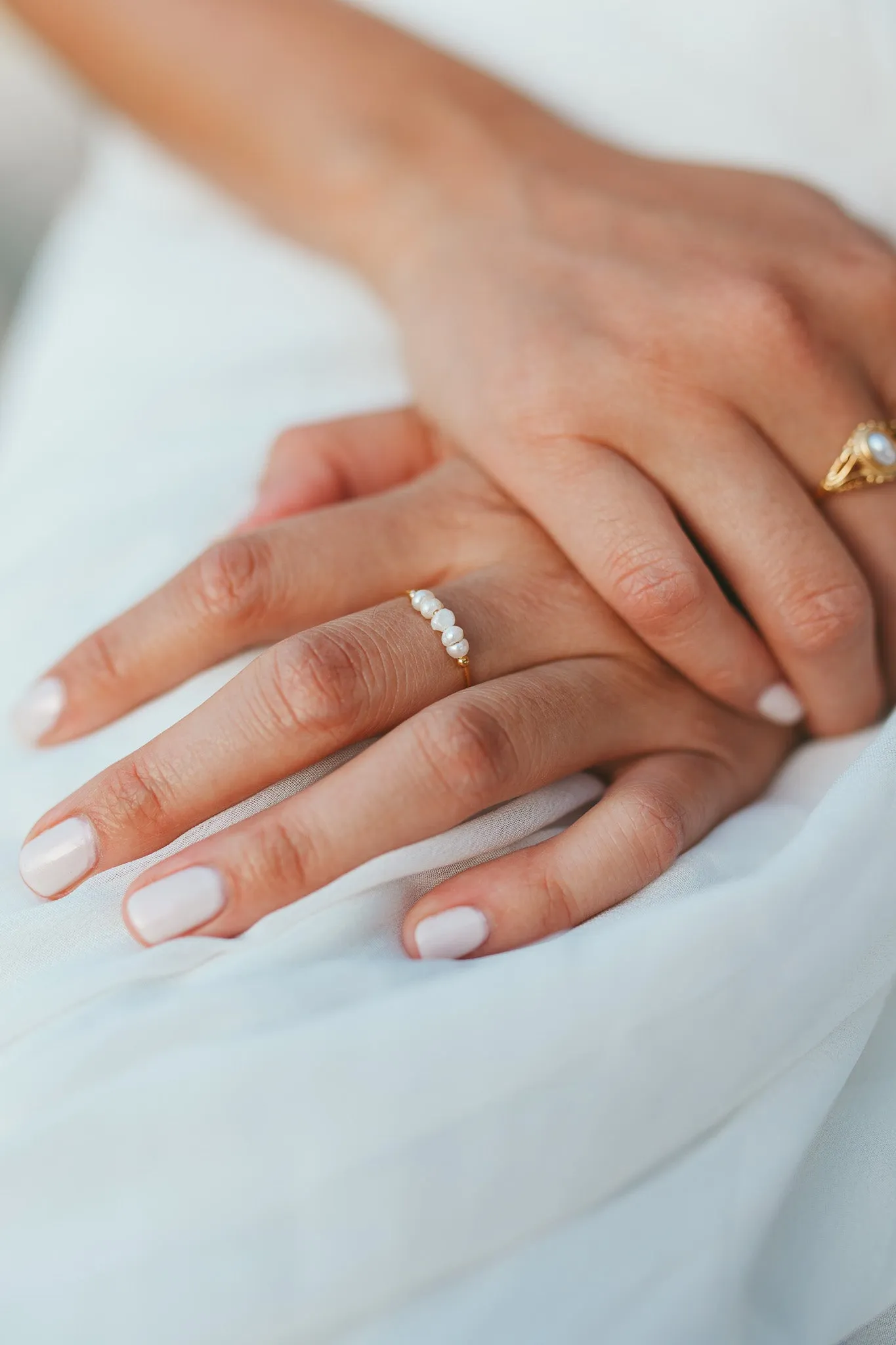 Dainty Pearl Ring