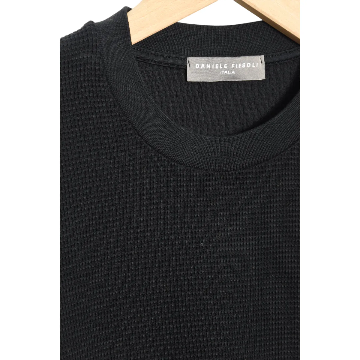 Daniele Fiesoli Wafer Crewneck DF 7181 13 nero