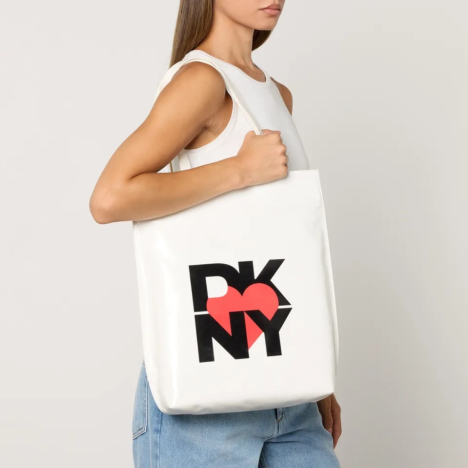 DKNY Heart of NY Faux Leather Tote Bag