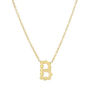 DSJ's Signature Meaningful Gold Initial Necklace