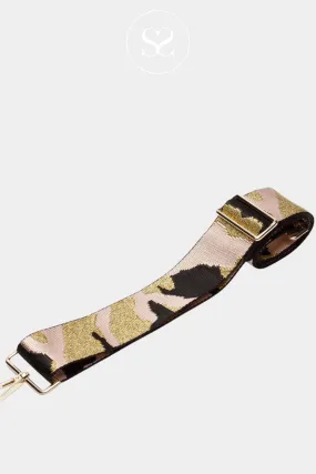 ELIE BEAUMONT - CROSSBODY STRAP - PINK CAMOUFLAGE