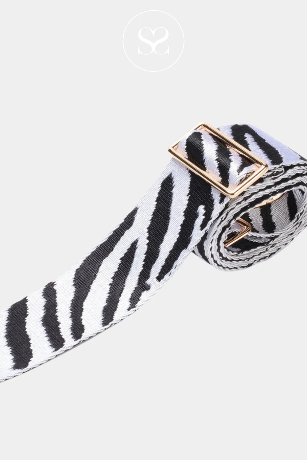 ELIE BEAUMONT - CROSSBODY STRAP - ZEBRA