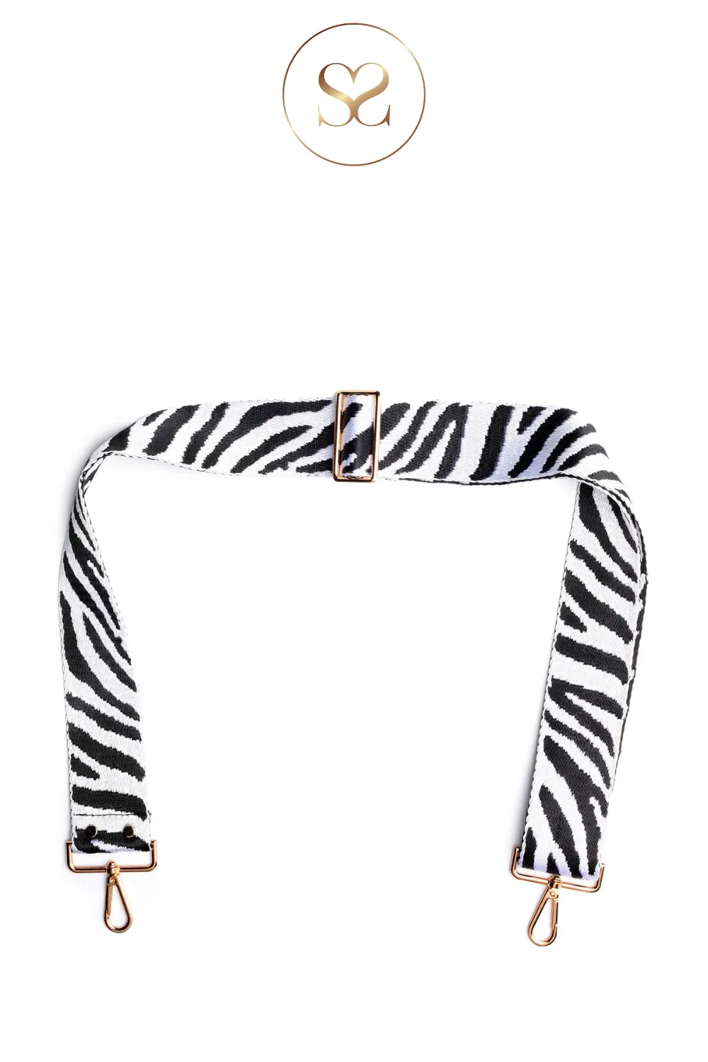 ELIE BEAUMONT - CROSSBODY STRAP - ZEBRA