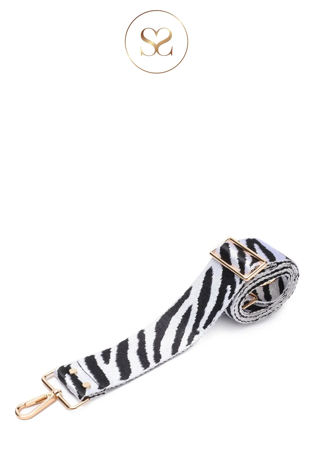 ELIE BEAUMONT - CROSSBODY STRAP - ZEBRA