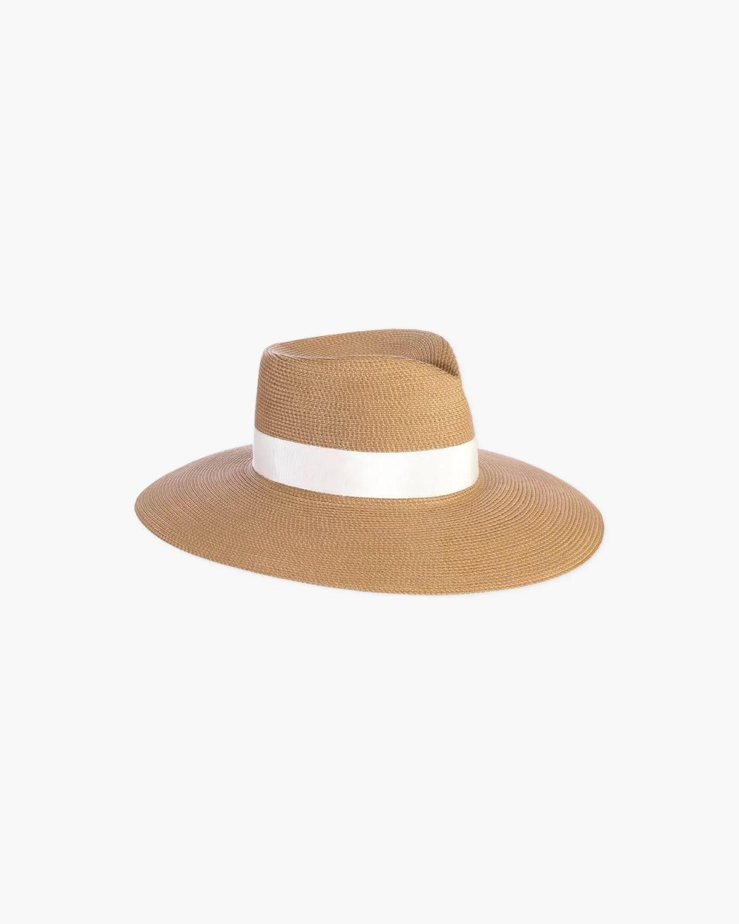 Eric Javits DAPHNE FEDORA HAT - PEANUT/WHITE