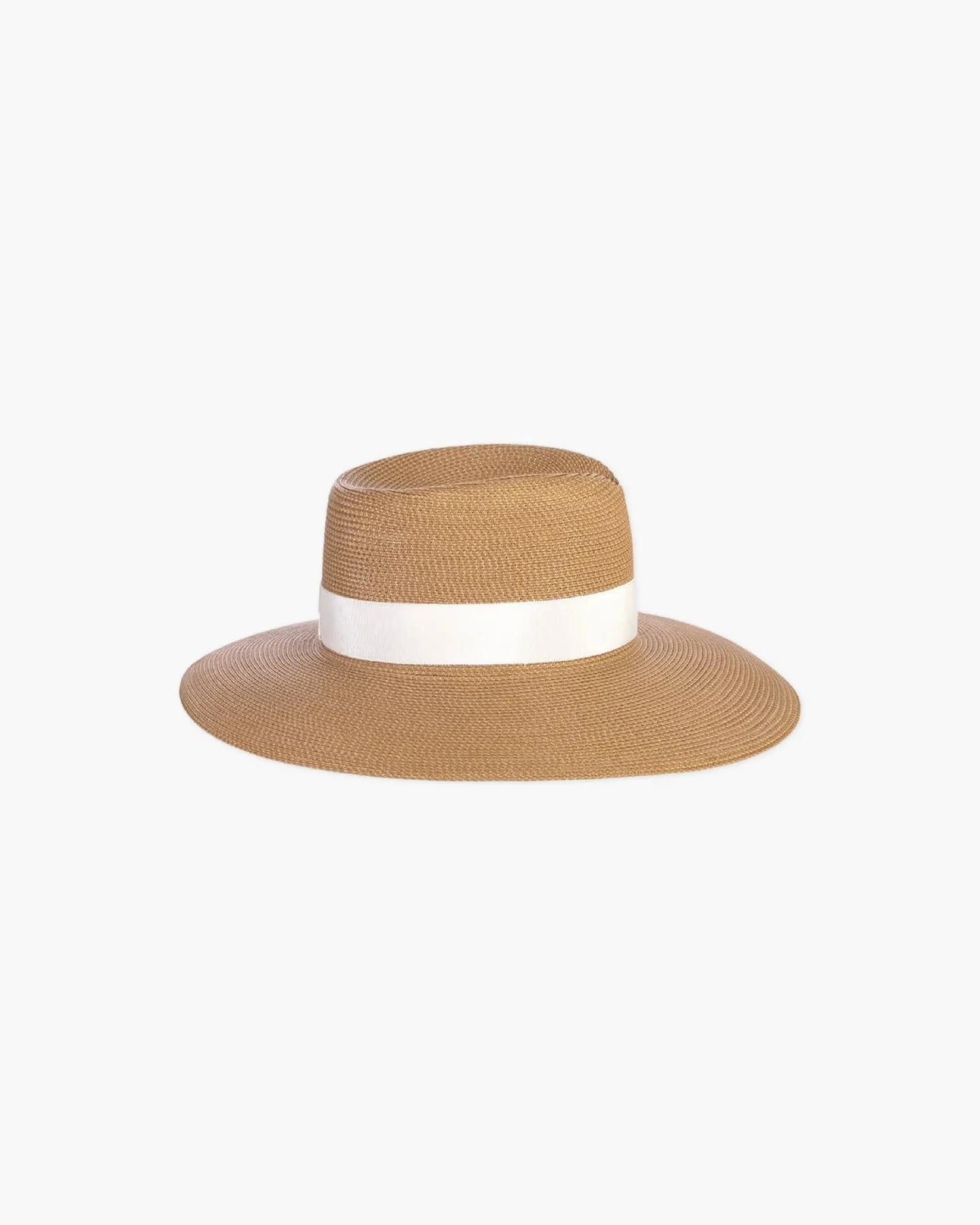 Eric Javits DAPHNE FEDORA HAT - PEANUT/WHITE