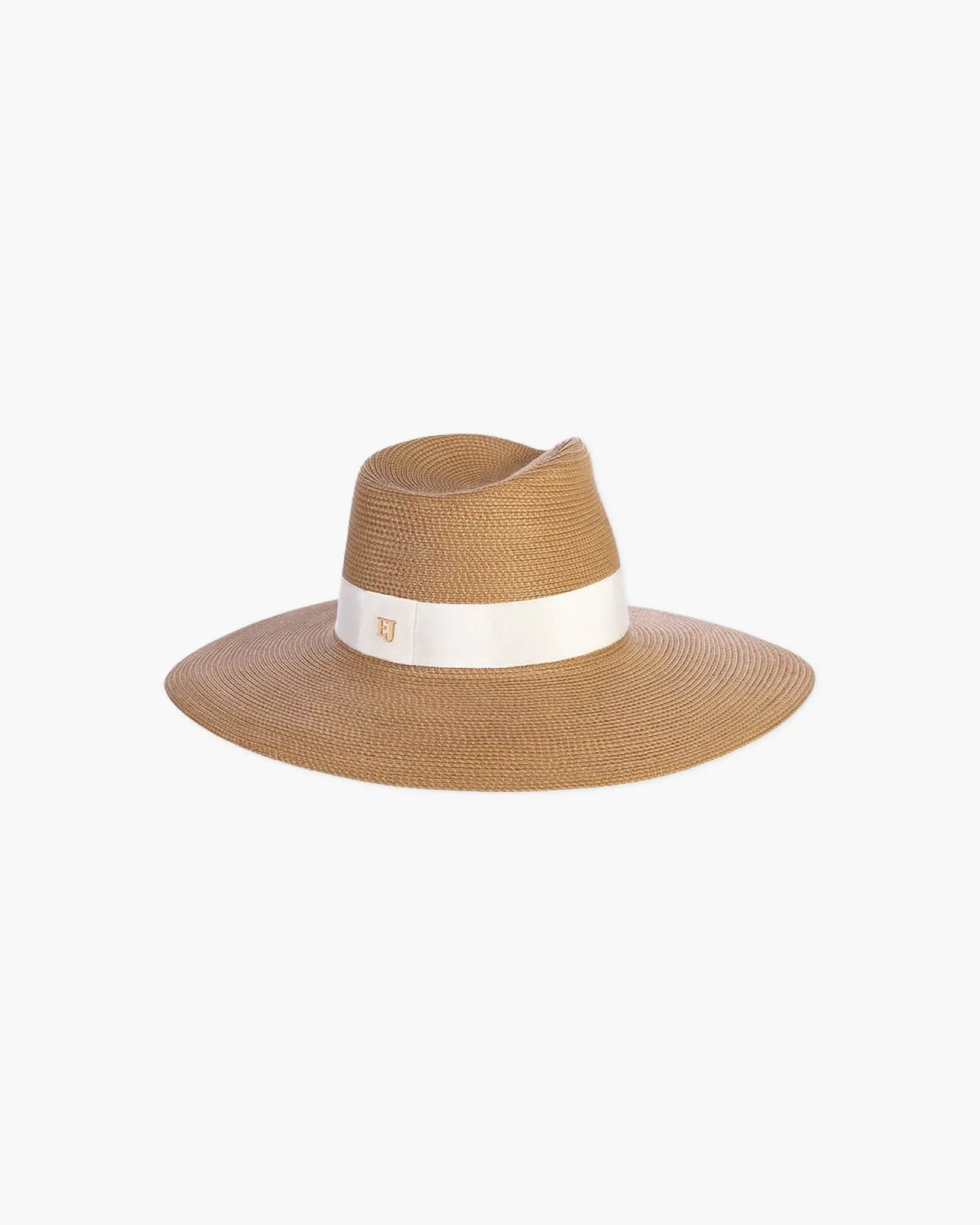 Eric Javits DAPHNE FEDORA HAT - PEANUT/WHITE