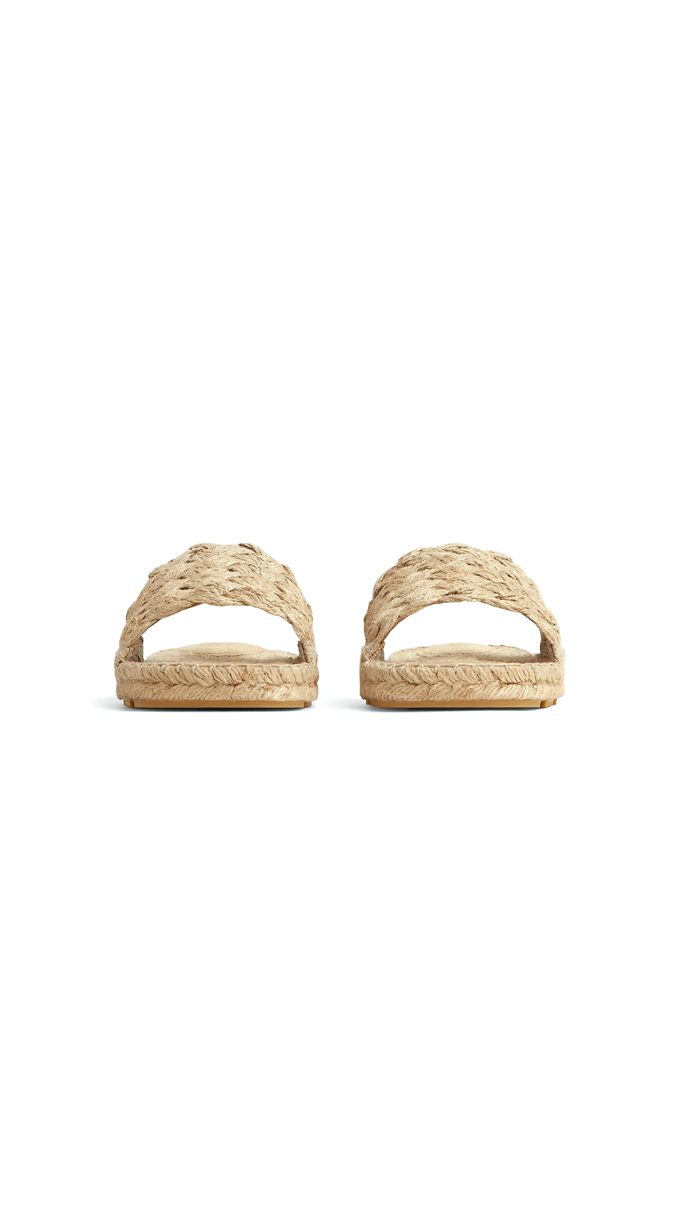 Espadrilles Slides - Cane Sugar