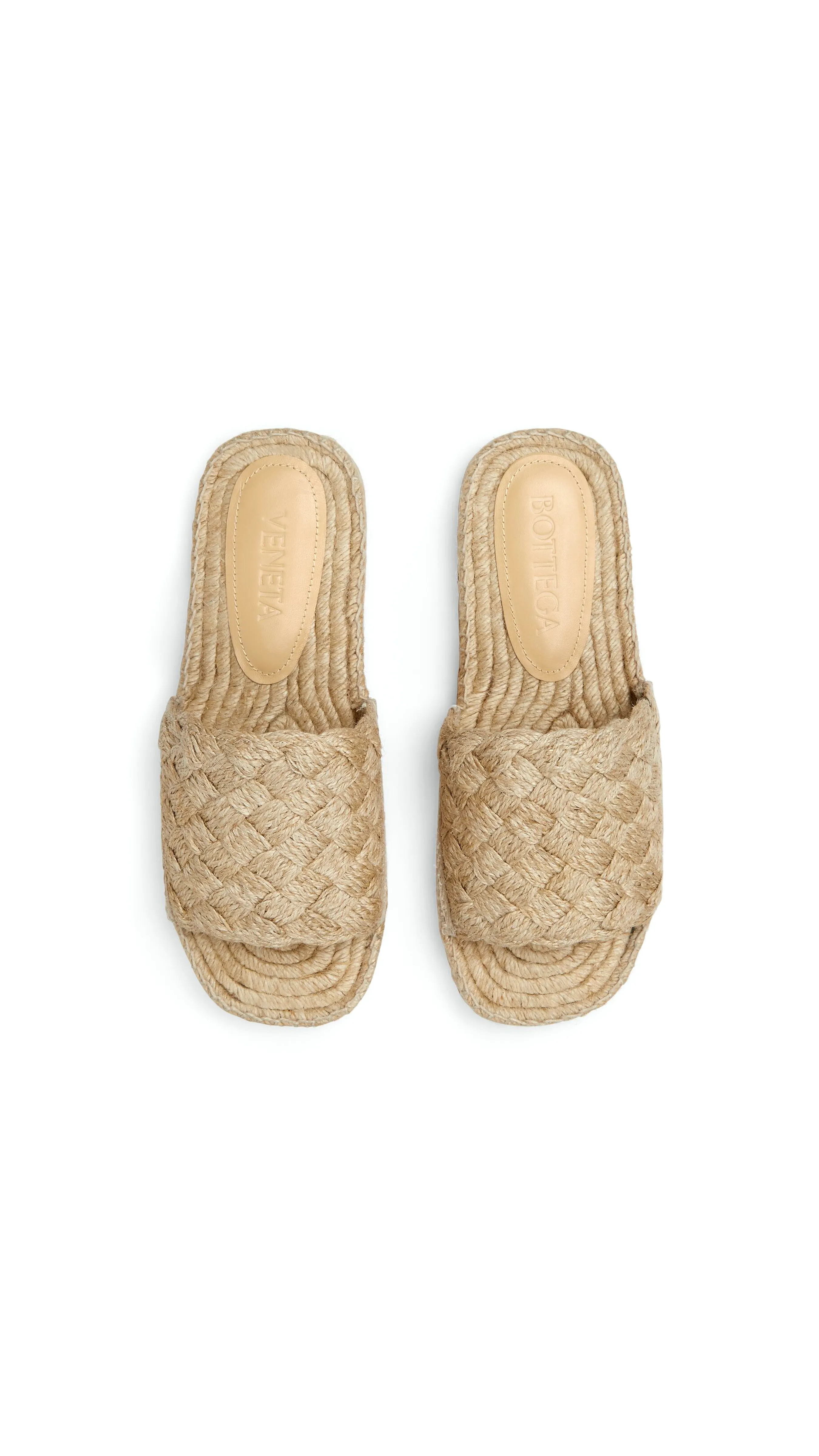 Espadrilles Slides - Cane Sugar