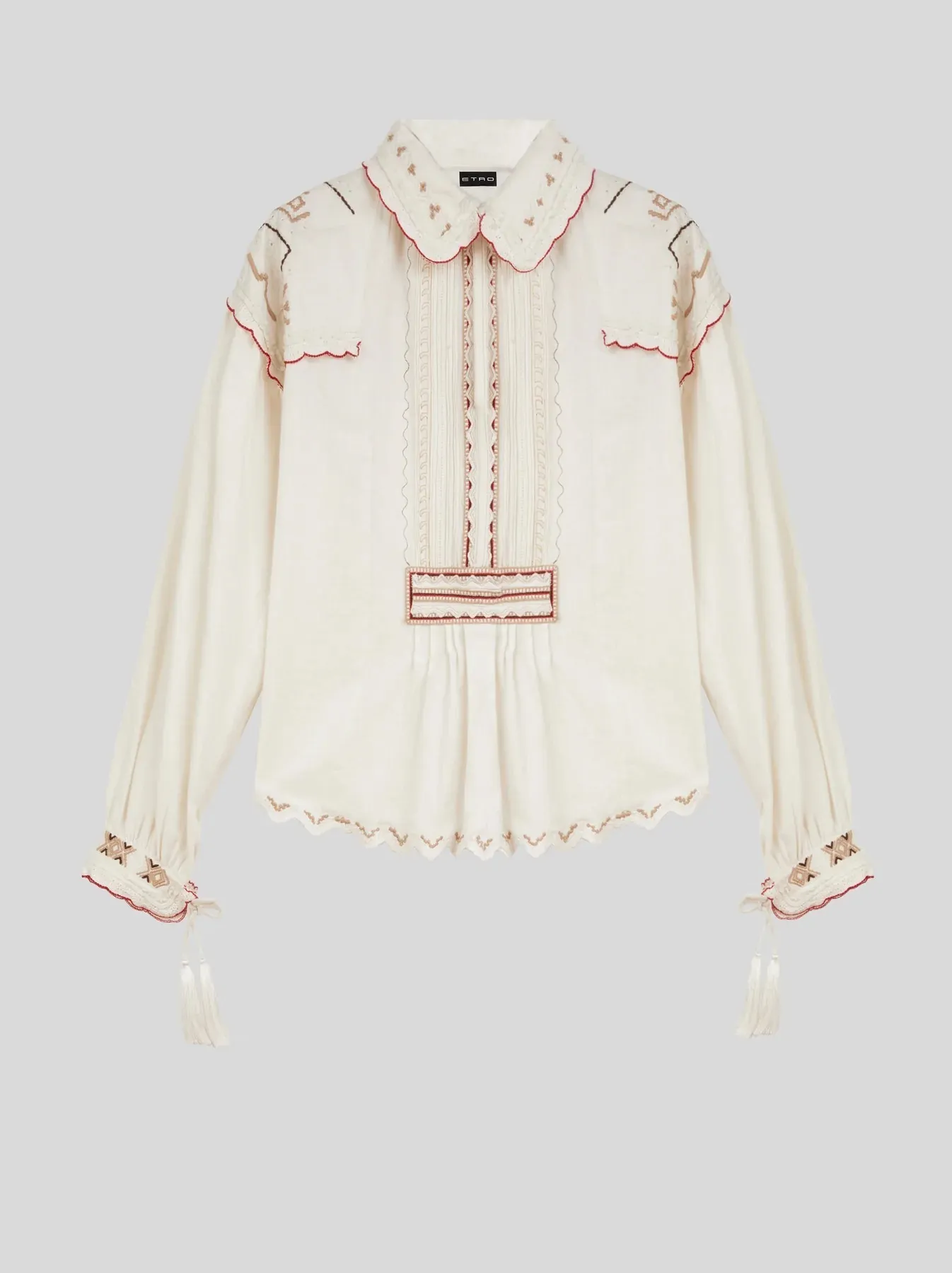 ETRO  |Long Sleeves Cotton Elegant Style Outlet Shirts & Blouses