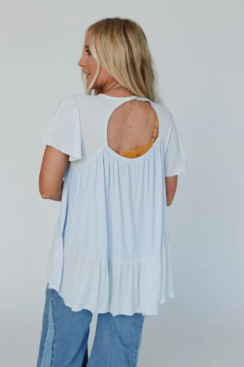 Everyday Sunshine Tunic Top - Blue