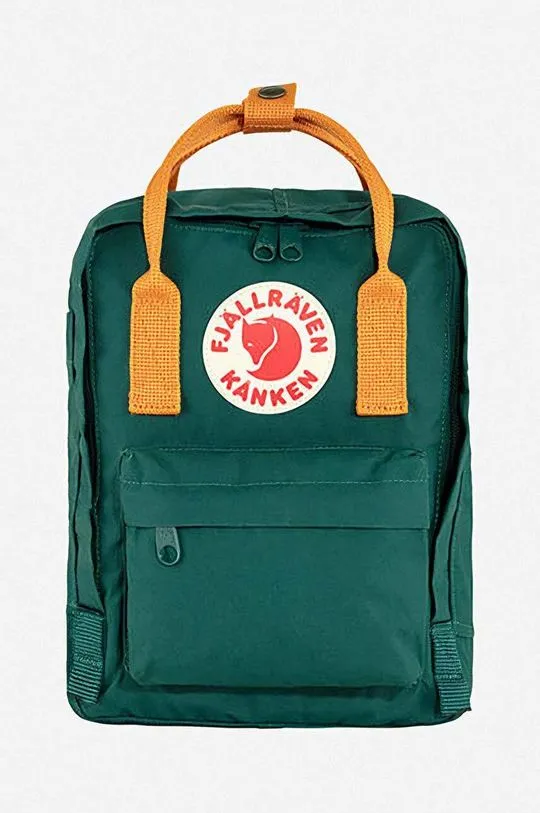 Fjallraven backpack Kanken Mini green color