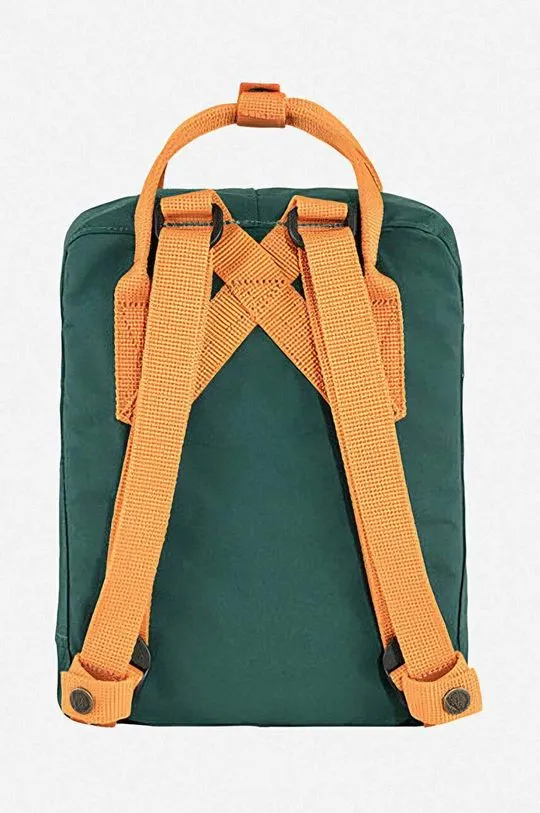 Fjallraven backpack Kanken Mini green color