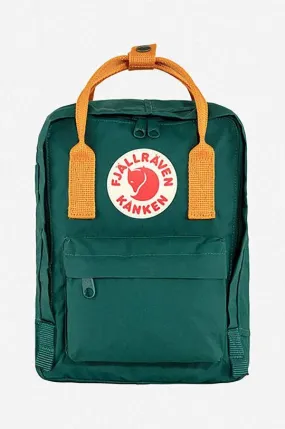 Fjallraven backpack Kanken Mini green color