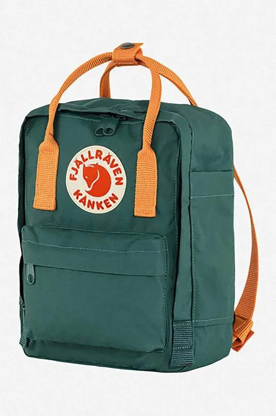 Fjallraven backpack Kanken Mini green color