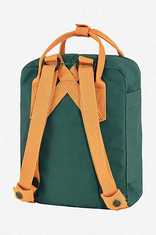 Fjallraven backpack Kanken Mini green color