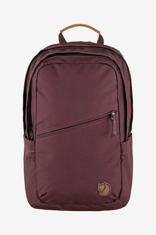 Fjallraven backpack Raven maroon color