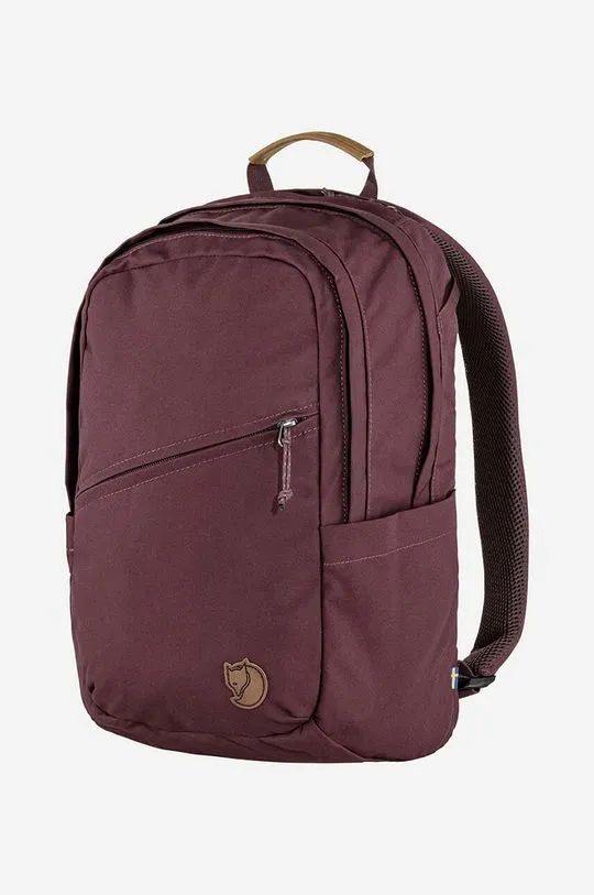 Fjallraven backpack Raven maroon color