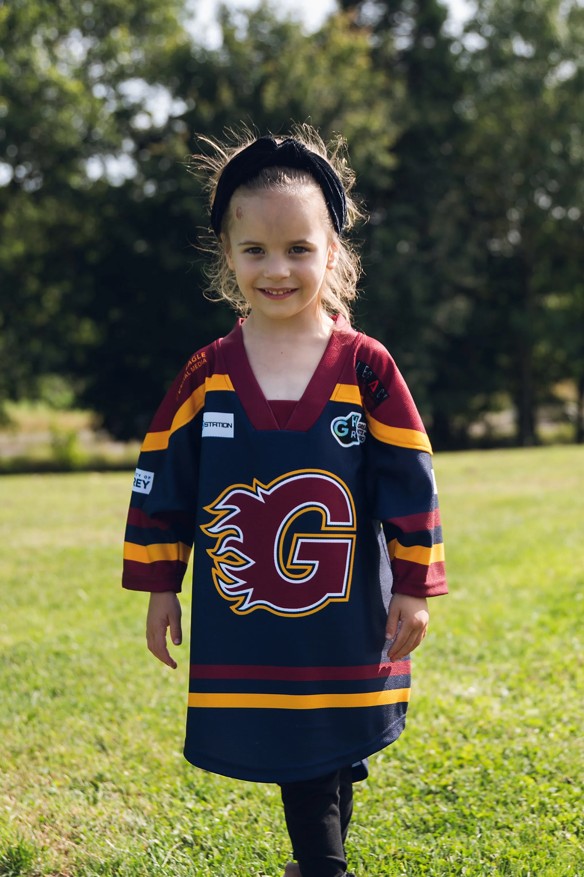 Flames Junior Fan Replica Jersey Home