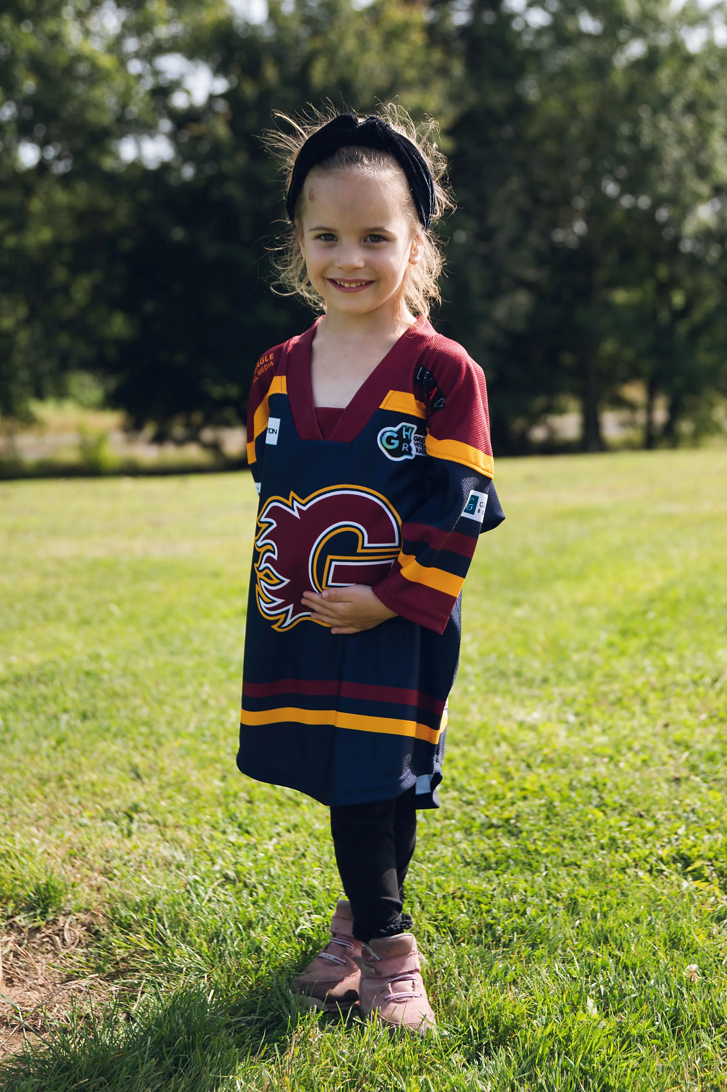 Flames Junior Fan Replica Jersey Home