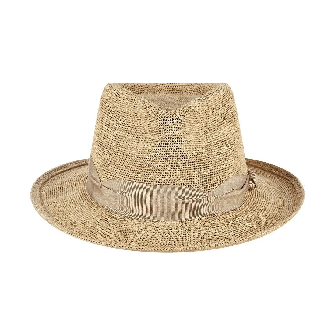 Flora Bella Davis Crochet Raffia Fedora Hat