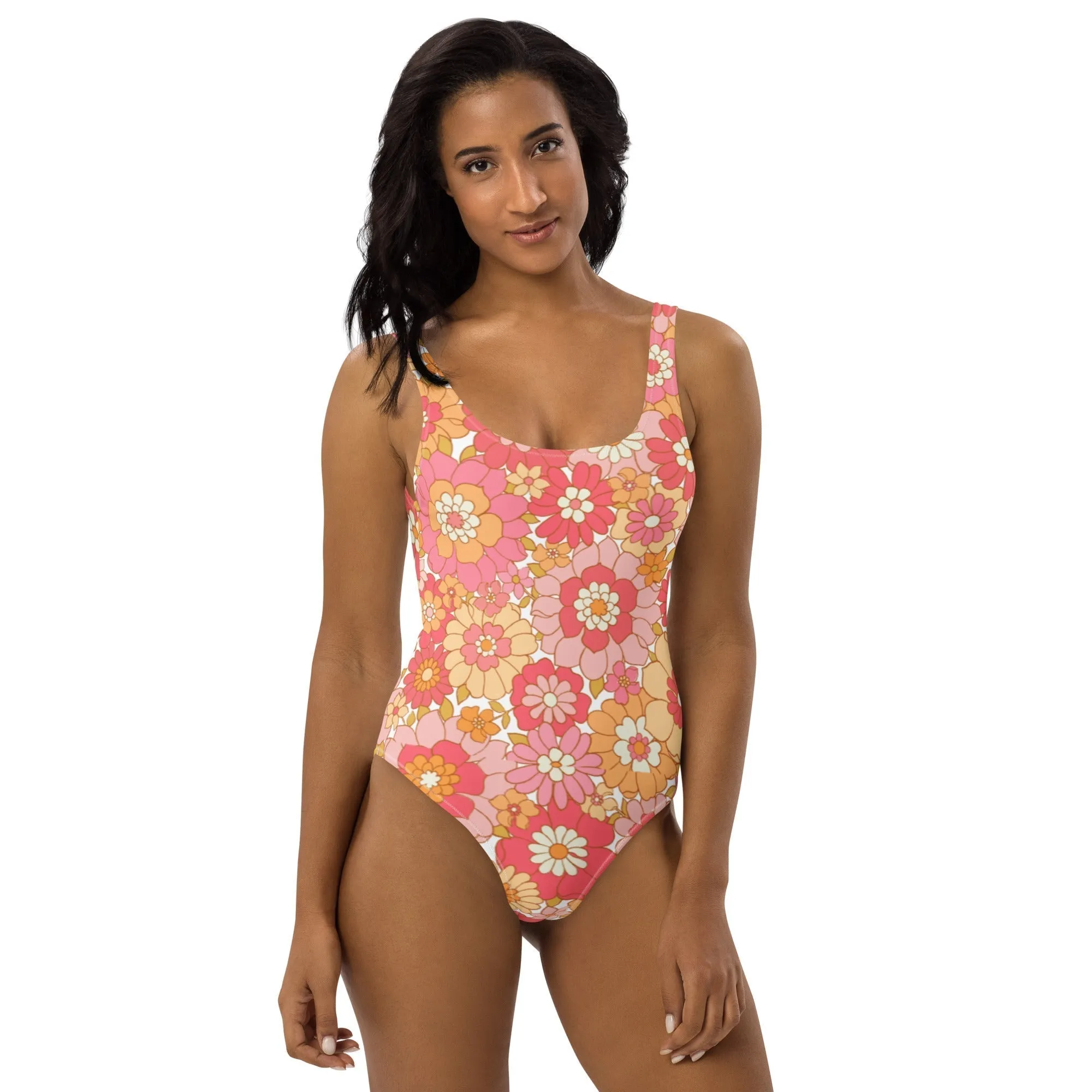 FLORIDA ECO ONE PIECE SWIMSUIT - RETRO BLOOMS